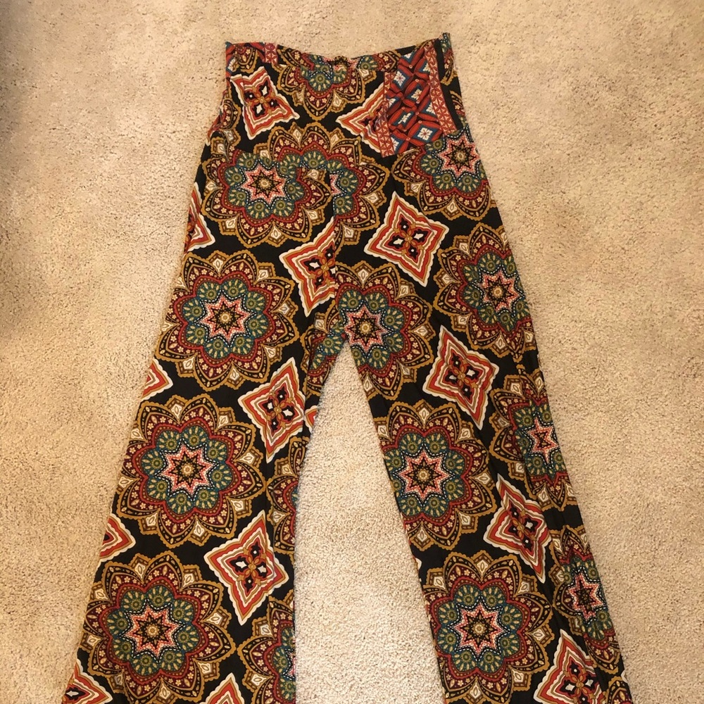 Multicolored Palazzo Pants